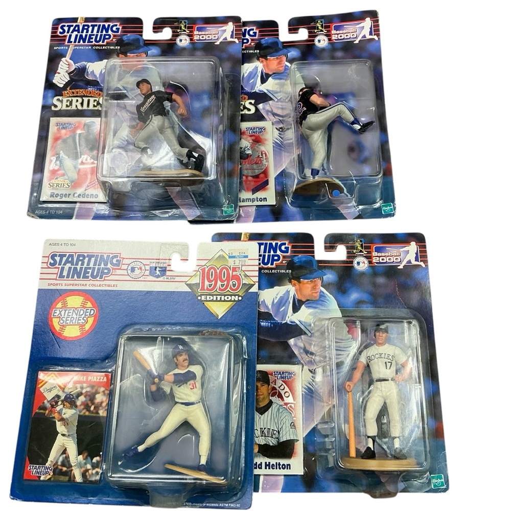 Vintage Starting Lineup extended series MLB set of 4